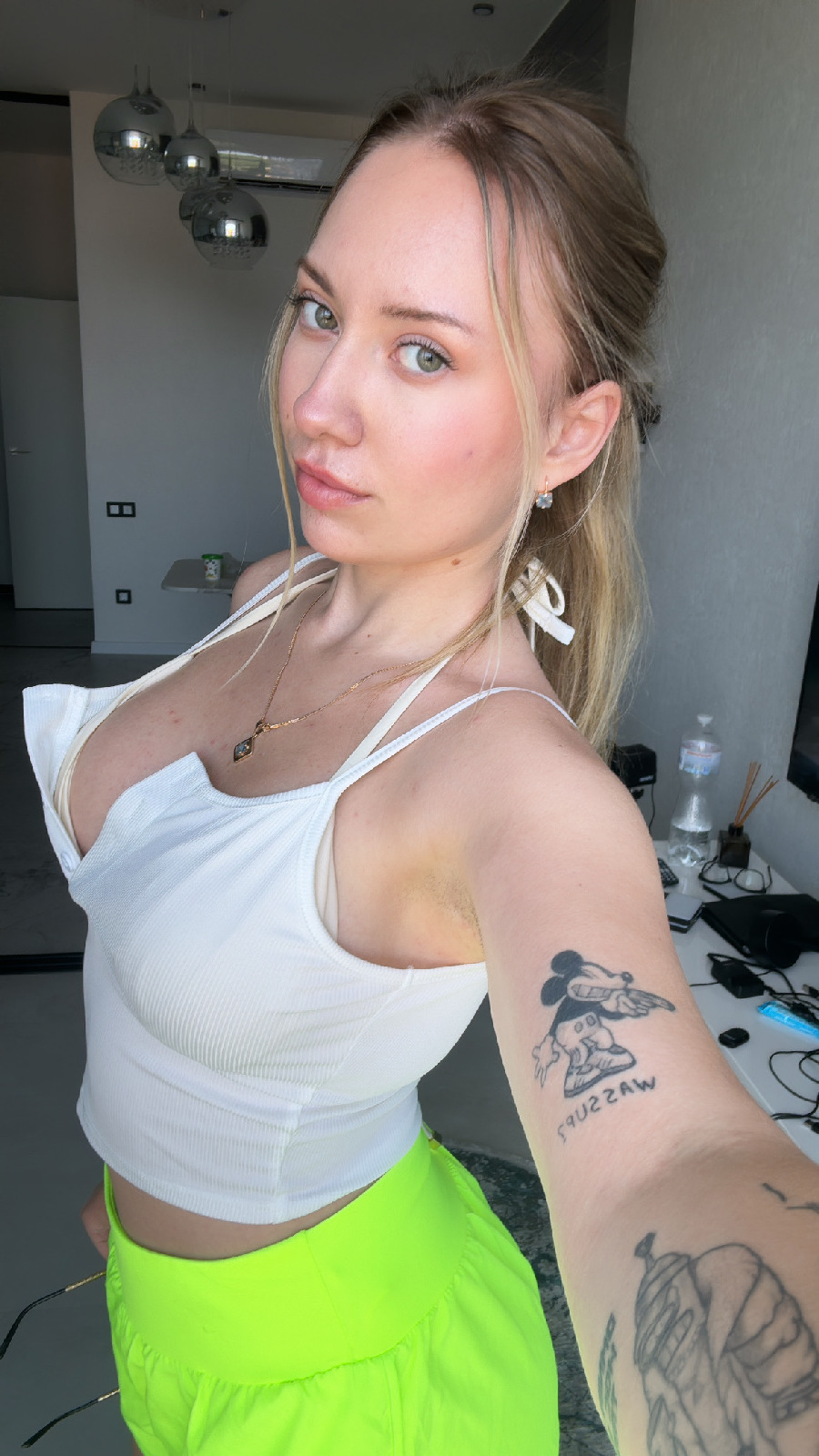 KateV in her underwear in Natal