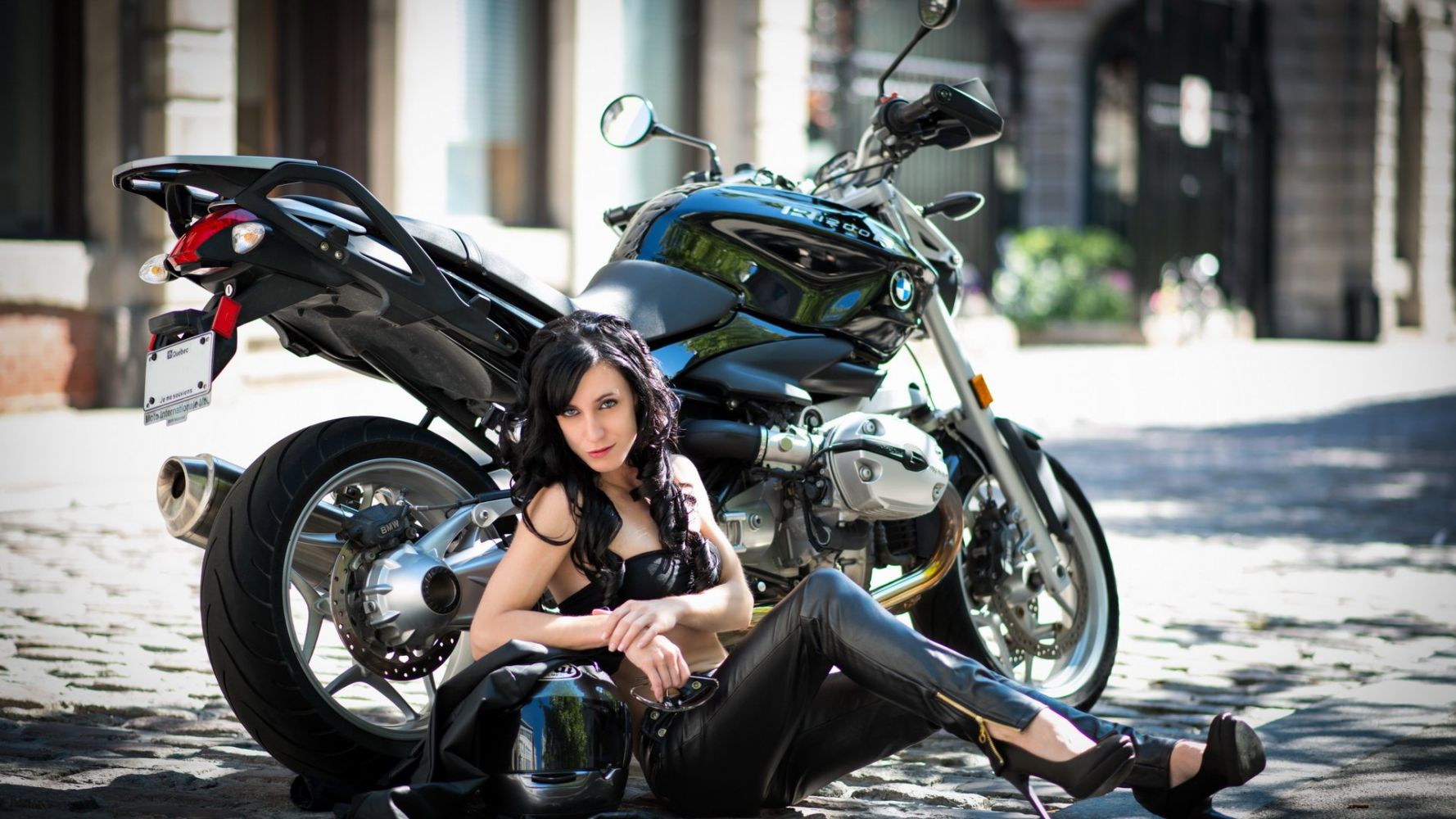 European women on bikes in Natal