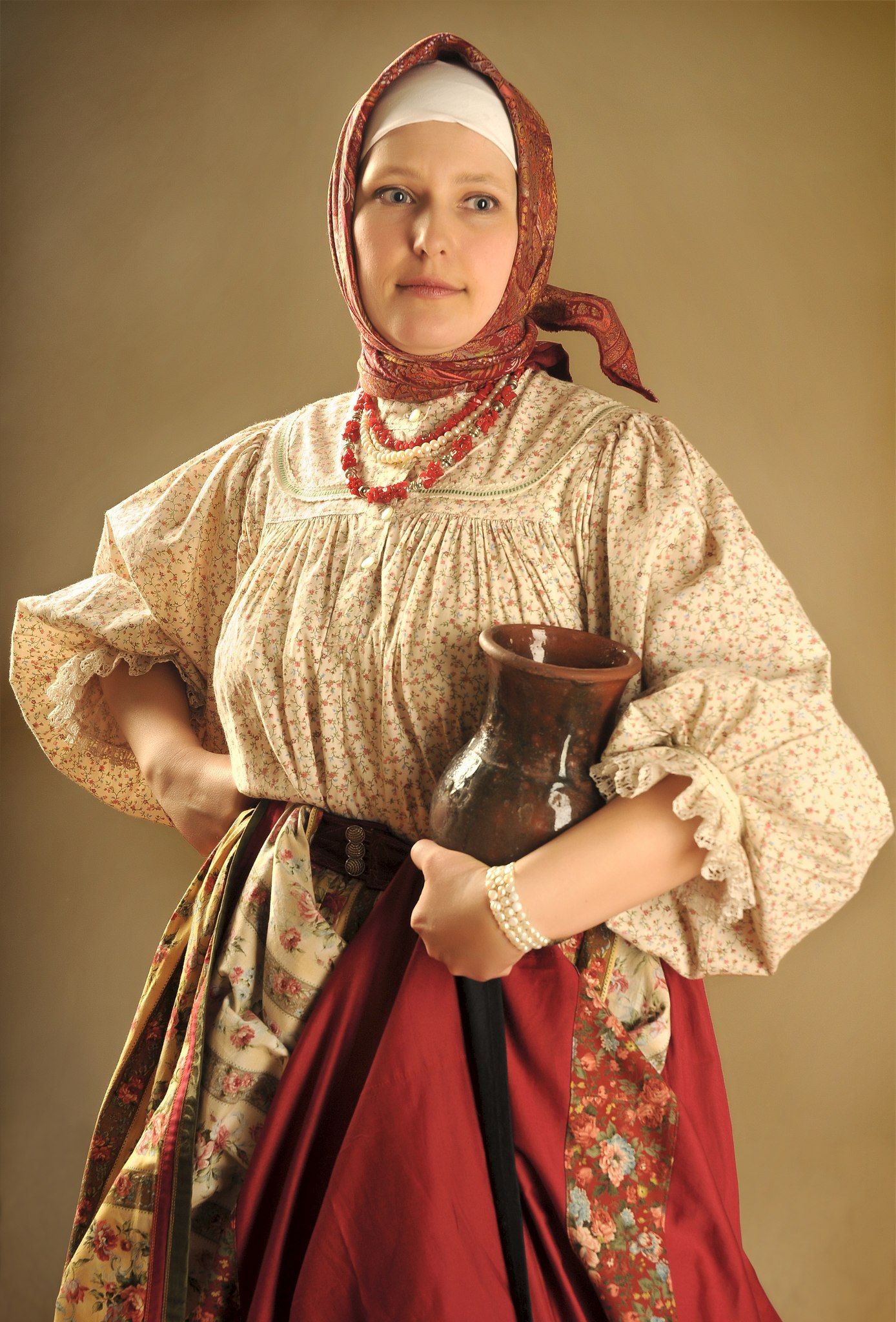 Girls in Slavic costumes in Natal