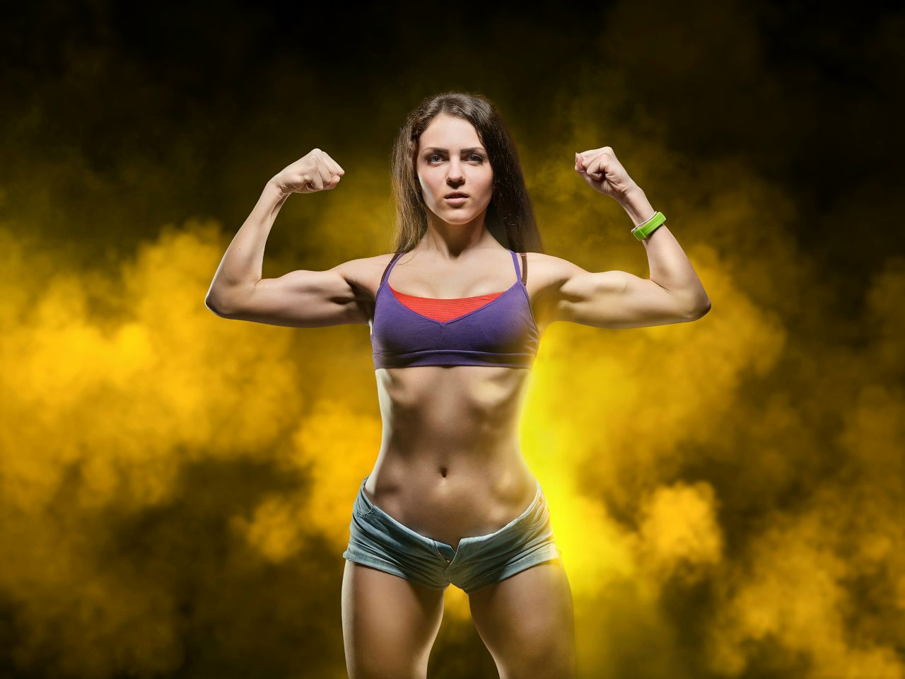 Athletic girls in Natal